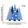 Patch de Tecido Graffiti Azul Inverno Aplique para Roupas Decoração Série Acessórios de Natal Transfronteiriços Natal Selo Bordado à Máquina