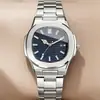Reloj Deportivo Redondo Nuevo Modelo Transfronterizo Negocio Acero Inoxidable Banda Hombres Multi-Color Cuarzo Relojes Fábrica Venta al por Mayor Acero Inoxidable