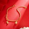 Vietname Shajin Imediatamente Rico Pulseira Cobre Banhado A Ouro Nicho Luz Luxo Criativo Cavalo para o Sucesso Pulseira Pulseira Feminina