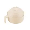 Conjunto de Tigela para Macarrão Instantâneo de Palha de Trigo Tigela Espessa para Macarrão Instantâneo para Dormitório de Estudante Casa com Garfo, Colher, Hashi e Tampa Conjunto de Tigela para Ramen