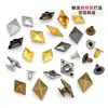 Remaches en forma de diamante, mini remaches de 9/10 mm, remaches puntiagudos tridimensionales en forma de diamante, remaches cuadrados para ropa y artículos de cuero DIY