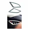Adequado para 17 onksela saída de ar tira brilhante saída de ar pequena M3 saída de ar do ar condicionado 13 onksela prata Y