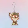 Chaveiro Zootopia Casal Pingente de Mochila Judy Nick Fofo Cp Dopamina Presente para Namorado