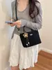 Bolso cuadrado pequeño versátil casual para mujer transfronterizo, bolso de hombro de moda Hengegeng nuevo, bolsa de regalo, bolso tote para mujer