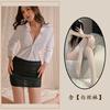 Noche Dorada Lencería Sexy Secretaria Sexy Traje de Tentación Cadera Equivocada Pasión Maestra Falda de Cadera Equivocada traje talla grande Ajuste Delgado Femenino