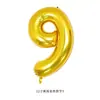 Globos Digitales de Aluminio de 32 pulgadas para Cumpleaños Americano Empaquetados Individualmente Fiesta de Cumpleaños Aniversario Globos Digitales Venta al por Mayor