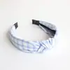 Nueva Diadema de Tela Retro Elegante Anudada Estilo Coreano Moda Diadema Ins Ancha Tejida Diadema Anudada Accesorio para el Cabello