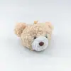 Chaveiro de urso de pelúcia de desenho animado, broche para bolsa, acessório de cabelo, joias DIY feitas à mão, acessórios de vestuário, atacado
