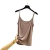 Camisola de Modal Feminina Verão Fina Sem Mangas Base Grande Solta Gordura mm Roupa Externa Efeito Emagrecedor Top