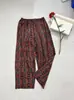 Fabricantes directos de pijamas de seda para mujeres de mediana edad y mayores, talla grande para madres, se pueden usar para salir, explosiones bien recibidas, casual