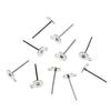 Pin de Acero Inoxidable Disco Aguja Plana con Colgante DIY Accesorios Aguja para Oreja Accesorios Arete Accesorios para Oreja Aretes Accesorios para Oreja