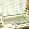 Soporte ajustable en altura para computadora, elevador de pantalla de monitor de escritorio, soporte para portátil de escritorio de oficina, pantalla de visualización