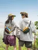 2026 Verão Novo Transfronteiriço Simples e Fashion Color-Blocking Bolsa Transversal Estilo Coreano Esportes ao Ar Livre Caminhada Montanhismo Bolsa de Ombro