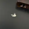 Aleación Plata Antigua Oso de Amor Lazo Todo Fósforo Colgante Pequeño DIY Collar Pulsera Accesorios para el Cabello