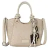 Bolso de Mano Tejido con Textura Retro de Nicho Transfronterizo para Mujer 2026 Nuevo Elegante Versátil Bolso de Hombro Único Bolso Cruzado Simple