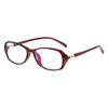 Corea del Sur Joker gafas de lectura moda femenina versión coreana ultraligeras anti-luz azul espejo plano cambio de color anti-luz azul fabricantes mayoreo