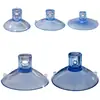 Cama Suspensa para Gato com Furo Transversal Ventosa Cabeça de Cogumelo Furo Vertical PVC Azul Adsorção a Vácuo Brinquedo Pet Fixo Borracha Macia