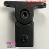 Huihong Hardware Escalera de Montaje de una Sola Pieza Poste de Escalera Pasamanos Barandilla Instalación con Cabeza Móvil Accesorios de Aluminio Negro