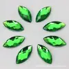 Strass Acrílico Olho de Cavalo 7*15mm Sem Furos, Strass de Fundo Plano para Joias, Materiais Manuais DIY, Decoração de Artesanato para Roupas