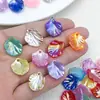 Acrílico Flor de Durazno de Cinco Pétalos Pétalos Pequeños Flor Hueca Tridimensional DIY Hecho a Mano Estilo Antiguo Materiales para Pasadores Accesorios