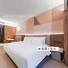 La Última Versión de Muebles para Hotel Naranja, Juego Completo para Habitaciones Estándar, Cabeceros de Hotel, Bases de Cama de Hotel y Barras Especializadas para Colgar Ropa de Cama para Casas de Huéspedes