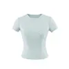 Camiseta de Verano Skims con Estampado de Lunares Sexy, Manga Corta, Estilo Dulce y Picante, Cintura Ceñida, Diseño Básico de Canalé Adelgazante