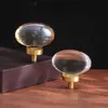 Vendas diretas da fábrica: Puxadores de ovo de pomba de cristal e latão, adicionando um toque de luxo às portas de armários e móveis, incluindo puxadores de guarda-roupa