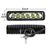 DxzImposto Não IncluídoLuz de Trabalho LED 6 polegadas Linha Reta 6 LEDs 18W Holofote de Engenharia Luz Diurna de Nevoeiro