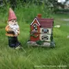 Figuras Personalizadas de Caja Sorpresa Adornos de Jardín de Resina Hechos a Mano Estatuas de Hadas Adornos de Dibujos Animados Pintados para Escritorio del Hogar
