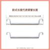 Accesorios para Barra de Ropa Estante de Almacenamiento de Acero Inoxidable Estante para Ropa Estante de Armario Abierto Estante de Almacenamiento para Armario Interior