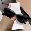Gafas de sol de una pieza estilo funcional Cat Eye 2025 para mujer, cuadradas y redondas de moda, adelgazantes, de alta gama, para celebridades e influencers de internet