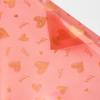 Roland Corazón Romántico Cristal Papel de Envoltura de Flores Opp Corazón Translúcido Ramo DIY Florería Papel de Envoltura de Flores