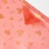 Brilhante Coração Romântico Cristal Flor Opp Papel de Embrulho Flor de Celofane Translúcido Feita à Mão Loja de Flores Materiais Florais