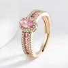 Comercio Electrónico Transfronterizo El Más Vendido Champagne Color Oro Real Anillo de Luz Estilo Lujo Anillo Abierto en el Dedo Índice Joyería Versátil de Hada
