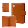Portapasaporte Personalizado para Comodidad en el Viaje, Estuche Protector de Pasaporte Portátil, Cubierta de Pasaporte Anti-magnética, Cubierta de Pasaporte de Color Sólido PU con Hebilla Magnética