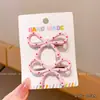 Pinza para el pelo con gran lazo rojo para niños, accesorio coreano para el lateral de la cabeza, pinza lateral para niña, pinza pequeña de princesa para bebé