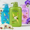 Shampoo equivalente de marca grande, grande capacidade de 1000g, cuidado em casa, anticaspa, shampoo controle de oleosidade com óleo de chá verde, fragrância de orquídea