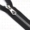 Hualian Wholesale No. 5 Bolsillo con Cremallera Metálica Cremallera Corta Cremallera de Bloqueo Automático Bolsa para Ropa Cremallera Platino Extremo Cerrado