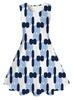 Comércio Exterior Transfronteiriço Europeu e Americano Impressão Digital 3D Vestido de Menina Doce Xadrez Casual Verão Vestido de Princesa