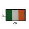 Bandera nacional africana bordada con velcro para bolsa exterior con parche de tela bordada con sello