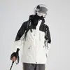 Forro Térmico de Grafeno Negro Dorado Tres en Uno Chaqueta de Forro Polar Casual al Aire Libre para Montañismo Pareja