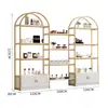 Vitrina de cosméticos producto salón de belleza gabinete estante vitrina de arte de uñas joyería estante de almacenamiento para cuidado de la piel multicapa