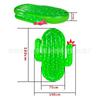 Flotador inflable de cactus de PVC grueso para adultos, reclinable, para piscina, juguetes acuáticos inflables