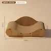 Tabla Rascadora para Gatos Meowlyce, Sofá para Gatos, Papel Corrugado Duradero, Tabla Rascadora Resistente a las Garras de Gato, Herramienta Rascadora Resistente al Desgaste, Sofá para Gatos Chaise Longue