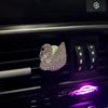 Perfume para Coche Salida de Aire Perfume Desodorante para Coche Accesorios Adornos Cisne Diamante Salida de Aire Acondicionado Clip