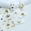 Novo Adesivo para Nail Art Estéreo 5D Em relevo Borboleta Flor Renda Laço Rosa Adesivo de Unha de Alta Qualidade