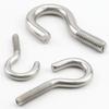 Acero inoxidable 304 gancho de tornillo de ojo de oveja abierto venta al por mayor de fábrica gancho de tornillo de ojo de oveja M4/M5/M6/M8