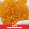 50 Piezas Vidrio Gelatina Color Sólido Imitación Jade Redondo Cuentas Sueltas Pasadores de Pelo Hechos a Mano Pulseras Collares Pendientes Materiales