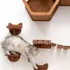 Marco de Escalada para Gatos de Madera Transfronterizo, Plataforma de Salto para Gatos Montada en la Pared de Madera Maciza, Tablero Rascador para Gatos, Plataforma de Salto Montada en la Pared, Marco de Escalada de Madera Multicapa