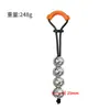 Anillo de Pene C351 Naranja Portador de Peso Entrenador de Pene para Hombres Entrenador de Resistencia de Larga Duración Dispositivo de Masturbación No Vibratorio
